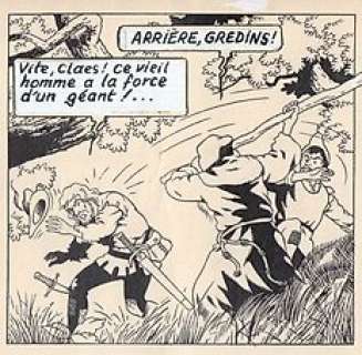 De Moor, Bob | De Moor, Bob - 1 Page originale + album de luxe - De Leeuw van Vlaanderen / Le Lion de Flandre - (p.29) - 1949 | Catawiki