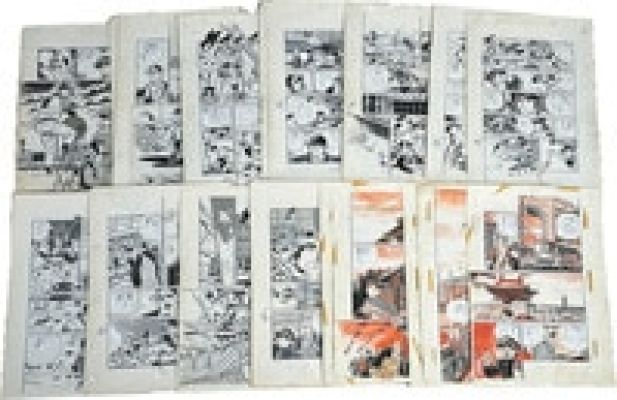 Hiroshi Kaizuka Hand-Drawn Manuscript "Hot Ball Hymn" - 48 Pages | Mandarake (Big Web)