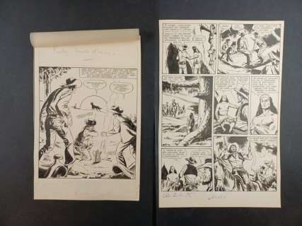 Marcello, Raphael Carlo - 2 Original page - Rintinin & Rusty - Maestro D’armi | Catawiki