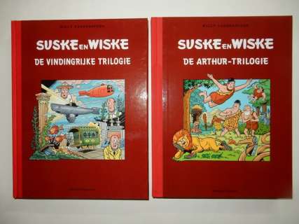 Suske en Wiske - De vindingrijke + Arthur-Trilogie - Met 2 opdrachttekeningen - Gesigneerd - Cartonné - EO - (2009/2010) | Catawiki