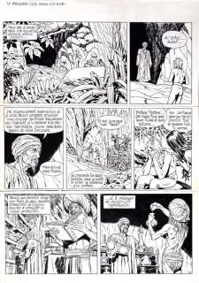 Cuvelier | Corentin, planche n°41 Ã  l’encre de Chine de… | Millon