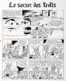 Gos | Le Scrameustache, planche n°2 Ã  l’encre de… | Millon