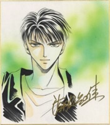Chika Shiomi’s Hand-Drawn Color Shikishi"B-EYES -Black Eyes" | Mandarake (Big Web)