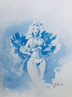 Giacomo Rosati - 1 Original drawing - “Aquarelle” | Catawiki