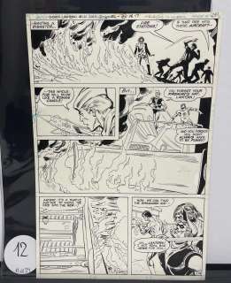 Don HECK. « Green Lantern ». Encre de Chine pour la planche 14… | misc / divers