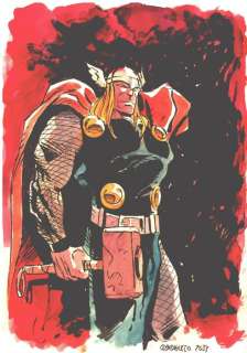 Caracuzzo, Giancarlo - 1 Original colour drawing - Thor - 2023 | Catawiki