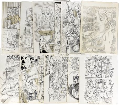 Milk Akagai hand written manuscript art total 16 sheets | Mandarake (Big Web)