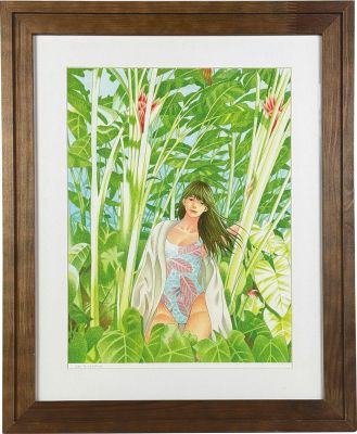 Sho Kitagawa hand written color illustration "NINETEEN 19 Segawa" (with signature) | Mandarake (Big Web)