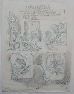 Will eisner - Original Sketch Page (p.63) Environment - City people notebook - 1 croquis original - 1989 | Catawiki