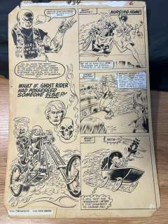 Simons, Dave - Original page - What If? - Ghost Rider | Catawiki