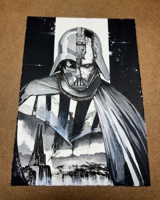 Darth vader original sketch by Dan Quintana