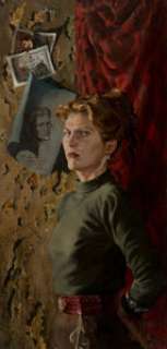 Stanley Meltzoff (American, 1917-2006) Ruth Olsen, The Docent at the MOMA, circa 1946 Oil on panel 41-1/2 x - | Heritage