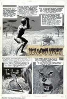 Russ Heath - Original Art for Vampirella #58, Complete 8-page Story, "Yellow Heat" (Warren, 1977). One - | Heritage