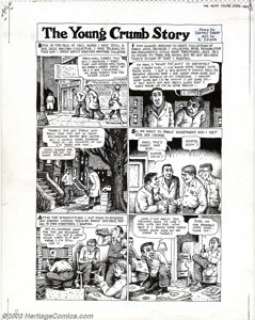 Robert Crumb - Original Art for American Splendor #4, Complete 7-page story "The Young Crumb Story" - | Heritage