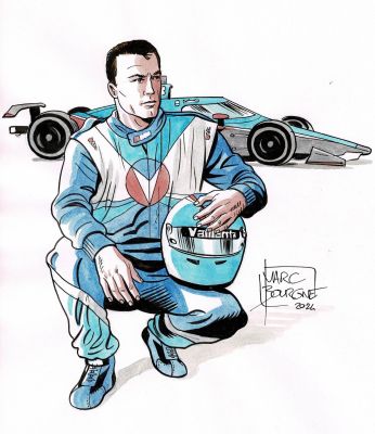 Bourgne | Lot 225 - Michel Vaillant, Rédemption en édition originale, agrémenté d’une dédicace. Proche de l’état neuf. | Septimus