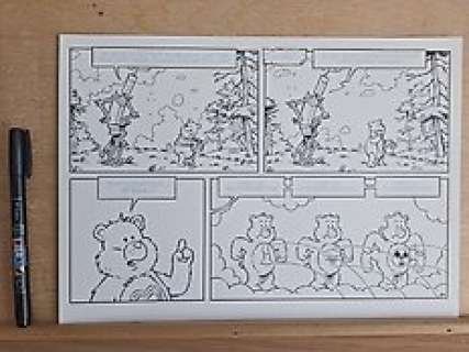 De Decker, Frodo - 1 Original page - De Ridder - De Troetelbeertjes | Catawiki