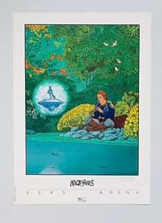 Moebius - 1 Offset Print - Vers Aedena - 1988 | Catawiki