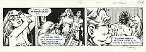 Enric Badia Romero - 1 Original drawing - Axa - strip #1942 - 1984 | Catawiki