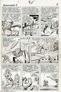 Jack Kirby and Chic Stone - The Avengers #6, page 4 Original Art (Marvel, 1964). Baron Zemo and his Masters of -
