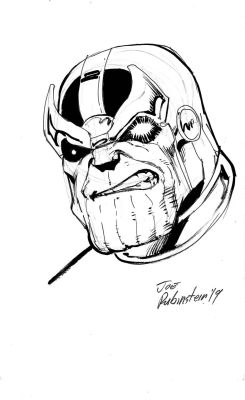 Joe Rubinstein | Thanos Back Board Sketch | Joe Rubinstein