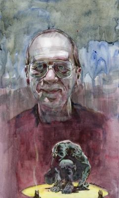 Joe Rubinstein | Bernie Wrightson Portrait | Joe Rubinstein