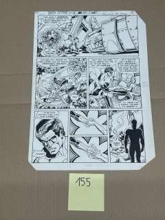 Keith POLLARD. « Green Lantern ». Encre de Chine pour la planche 16… | misc / divers