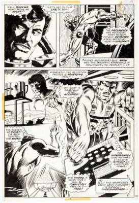 Tuska original art Iron Man #58, page 10, year 1973 | eBay Europe