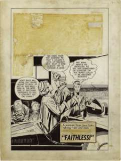 Bill Draut and Marvin Stein (attributed) - Harvey Romance Cover Original Art (Harvey, circa 1950s) Pity the worrying -