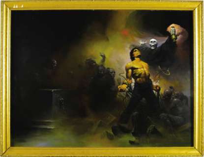 Ken Kelly - "Tomb of Deception" Painting Original Art (undated). A noble hero -- a fearsome villain -- - | Heritage
