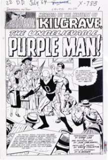 Joe Orlando and Vince Colletta - Daredevil #4, Splash Page 1 Original Art (Marvel, 1964). From Joe Orlando’s - | Heritage