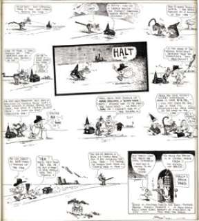 George Herriman - Krazy Kat Sunday Comic Strip Original Art, dated 10-8-22 (King Features Syndicate, 1922). Over - | Heritage