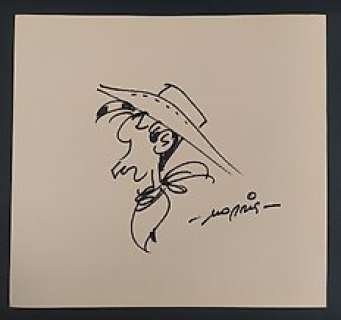Morris - 1 dessin original - Lucky Luke | Catawiki