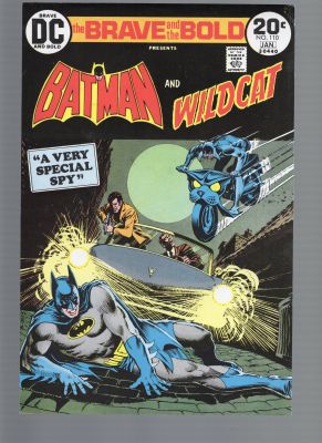 Brave and the Bold #110 Cover Proof Production Art Batman Jack Adler Wildcat | Neat Stuff Vault