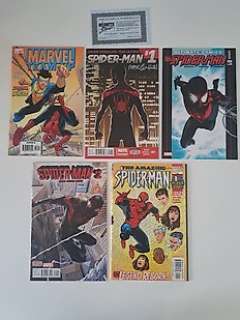 Spiderman 1 - 5 comics Spiderman high grade NM signed with certificate - 5 Comic - EO | Catawiki