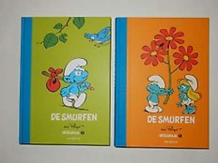 De Smurfen 1 + 2 - Integraal - Luxe met 2 gesigneerde prenten - Oplage: 140 ex. - 2 Album - EO - 2018 | Catawiki