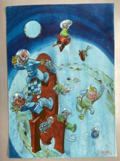 Severin, Al - 1 Original drawing - Lune - 1998