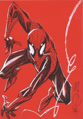 John McCrea | Spidey _ a4, full figure | John McCrea