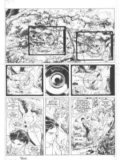 Claude PELET - Planche originale 2 - BALADE AU BOUT DU MONDE - Tome 17