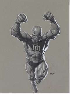 David Finch | Daredevil Copic Marker Sketch | David Finch