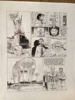 Delitte, Jean Yves - 1 Original page - Les Coulisses du pouvoir T6 - Le Dossier Washford - 2003 | Catawiki