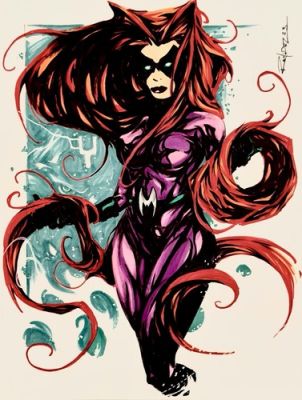 The Inhumans: Medusa - 8x12 Hand-Drawn Original Art by Talsa Gomes w/COA | eBay US (Buy It Now)