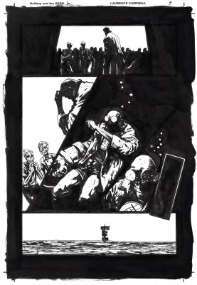 Laurence Campbell | Hellboy & The B.P.R.D.: The Ghost Ships Of Labrador - #2 Page 9 | Kinetic Collectibles