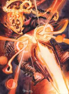 Daniel Govar - Ghost Rider Painted Art - 2021 Signed