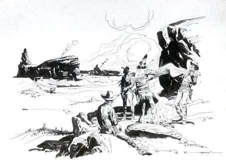 Muzzi, Virgilio - 1 Original drawing - Tex | Catawiki