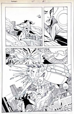 Mike Norton | Mike Norton - Runaways - Issue# 20 - Page# 4 | Panel Punk Comics Originals