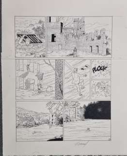 Renaud - 1 Original page - Harry Dickson T12 - La Chambre rouge - 2017