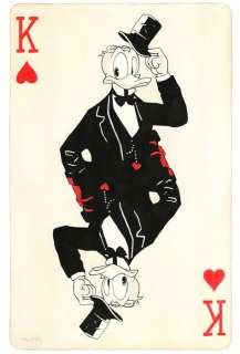 Jordi Juan - Donald Duck: The King of Hearts Meets Mignola! - Original Watercolor Painting - Hand Signed | Catawiki