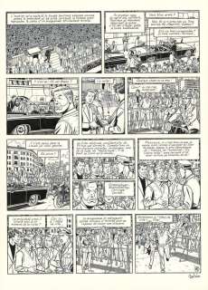 Antoine Aubin - Planche originale n°49 - Huit heures à Berlin - Blake et Mortimer