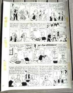 Pom - 1 Original page - Piet Pienter en Bert Bibber - Buldarse Rhapsodie - 1958 | Catawiki