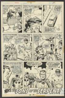 Sal Buscema - DEFENDERS, THE 1972-86 #21 Interior Page | ComicConnect